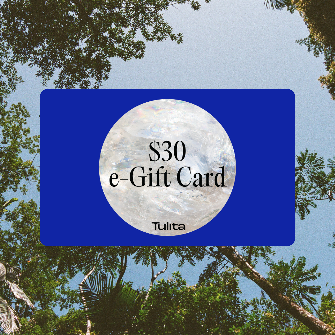 Display of the $30 eGift Card that is emailed to customers to redeem on their 50ml fragrance